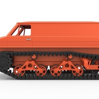 Vintage Monster tank Version 3 Scale 1:25 - Thumbnail 7