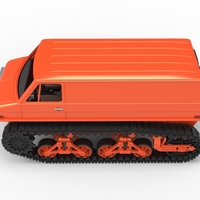 Vintage Monster tank Version 3 Scale 1:25 - Thumbnail 8