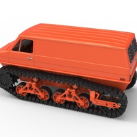 Vintage Monster tank Version 3 Scale 1:25 - Thumbnail 10