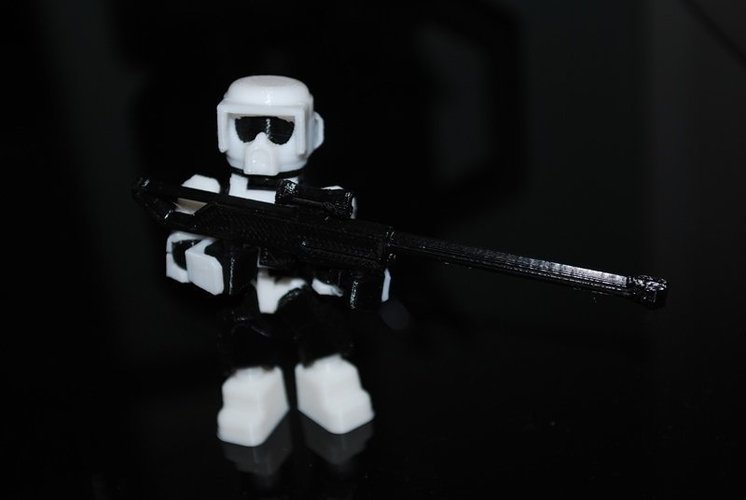 Imperial Scout - K2 - Open Source Minifig 3D Print 55584