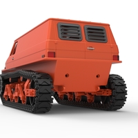 Vintage Monster tank Version 3 Scale 1:25 - Thumbnail 13