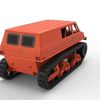 Vintage Monster tank Version 3 Scale 1:25 - Thumbnail 16