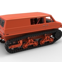 Vintage Monster tank Version 3 Scale 1:25 - Thumbnail 18