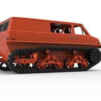 Vintage Monster tank Version 3 Scale 1:25 - Thumbnail 19