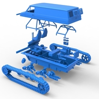 Vintage Monster tank Version 3 Scale 1:25 - Thumbnail 25