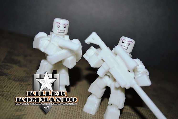 Killer Kommando v1.3 - 2.16.2015 - A Better Minifig - Open Sourc 3D Print 55587