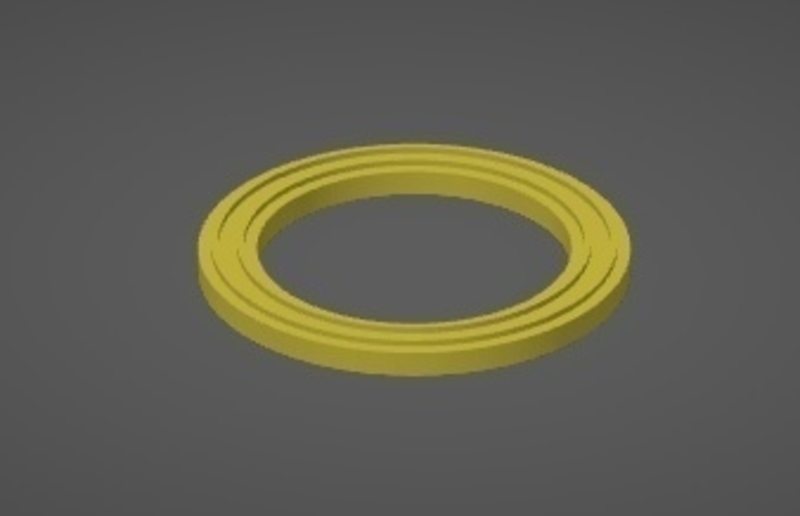 ECO CSP-235 chain saw fuel cap gasket