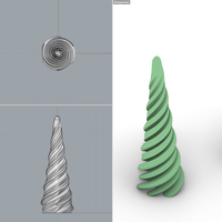 Spiral cone decoration - Thumbnail 2