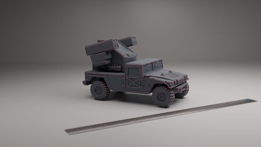 HUMVEE WITH AVENGER AA  3D Print 555944