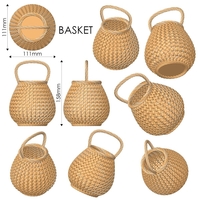 Basket with Handle - Thumbnail 5
