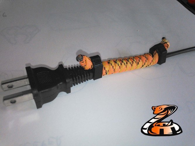 Cord Cobra - Flat Wrapper - conventional power cord wrapper 3D Print 55599