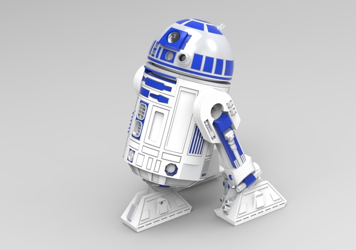 Star Wars R2D2 storage 3D Print 556165