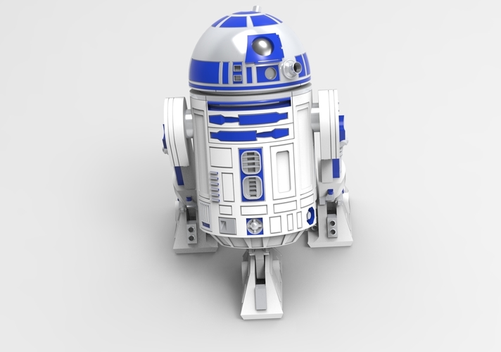 Star Wars R2D2 storage 3D Print 556166