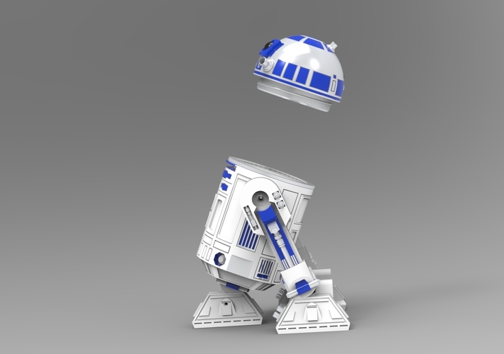 Star Wars R2D2 storage 3D Print 556173