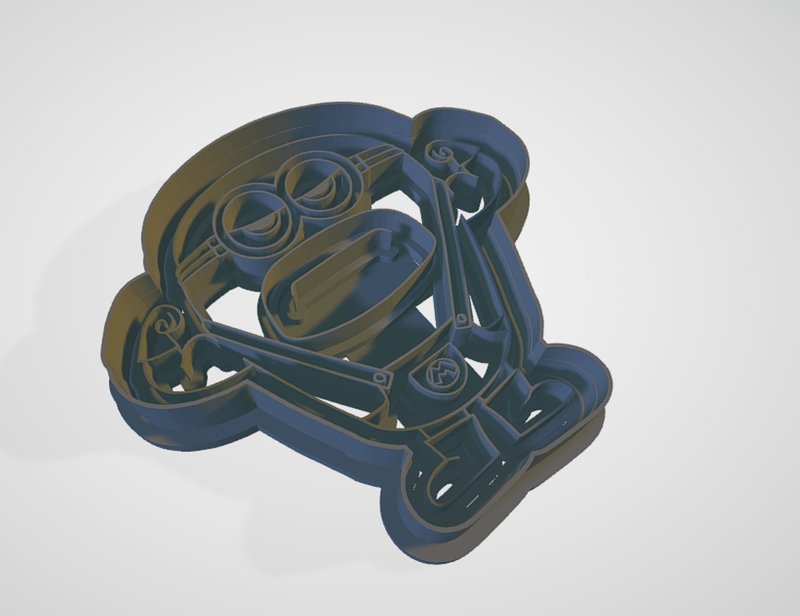 COOKIE CUTTER MINION JERRY DESPICABLE ME 4