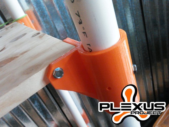 PLEXUS 1 - Corner Bracket - 1in  3D Print 55627