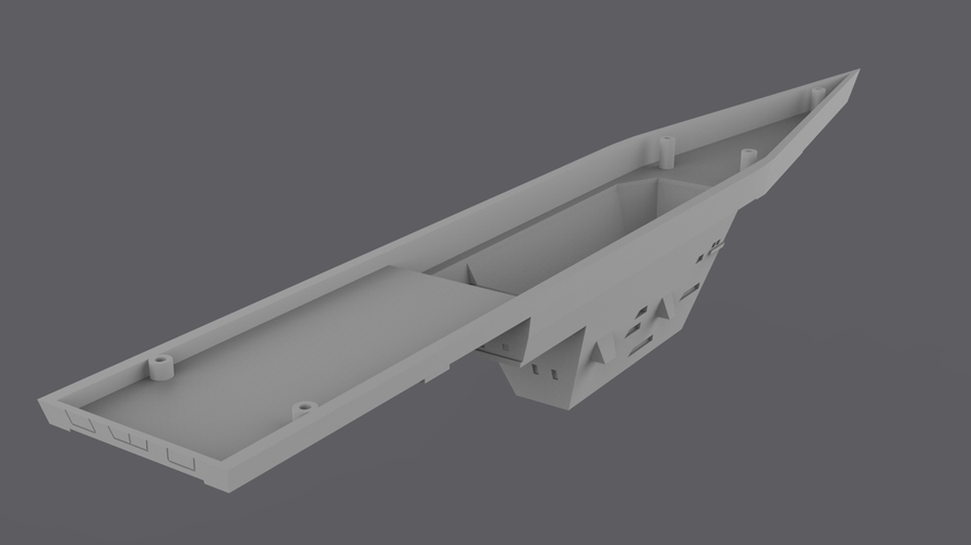 USS Zumwalt RC 3D Print 556285