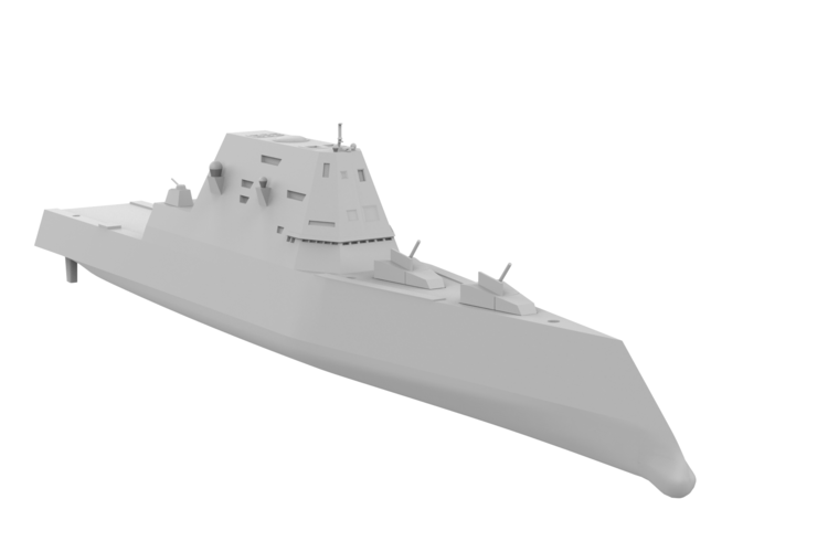 USS Zumwalt RC 3D Print 556289