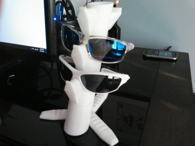 Sunglasses Holder - expandable and modular 3D Print 55629