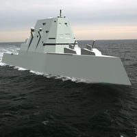 Small USS Zumwalt RC 3D Printing 556291