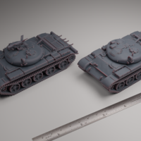 Small IT-1 TANK DESTROYER 3D Printing 556332