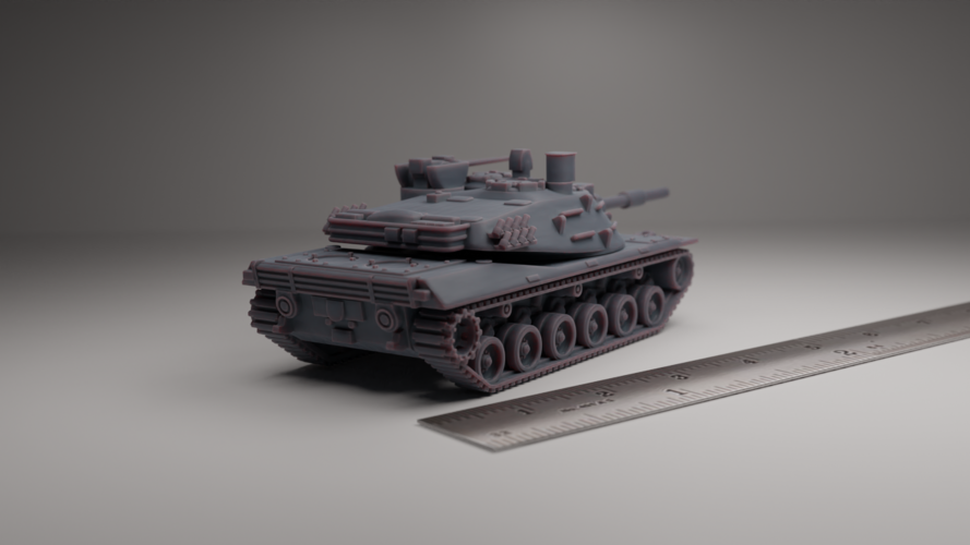 MBT-70 (GERMAN: KPZ 70 OR KPFPZ 70) 3D Print 556403