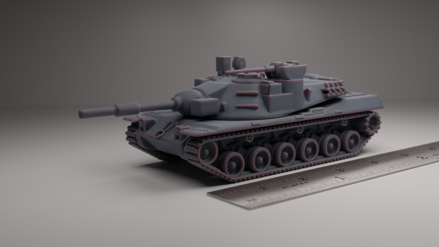 MBT-70 (GERMAN: KPZ 70 OR KPFPZ 70) 3D Print 556404