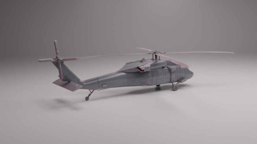 SIKORSKY UH-60 BLACK HAWK 3D Print 556505