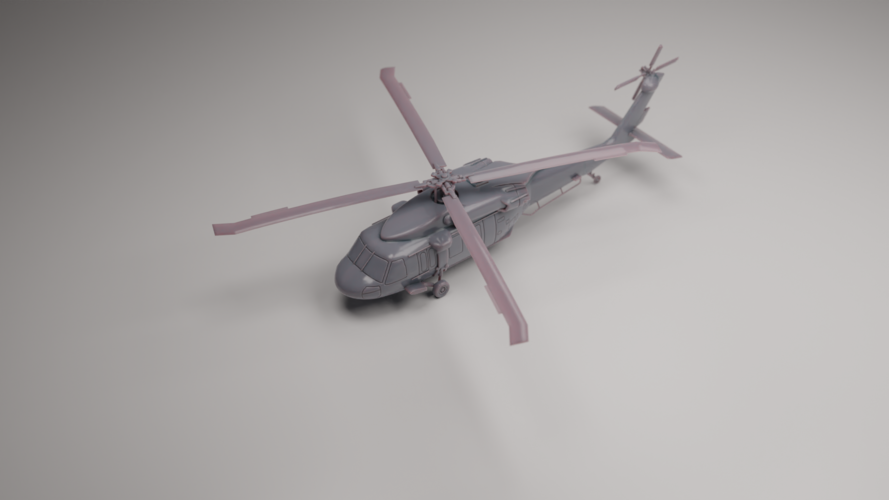 SIKORSKY UH-60 BLACK HAWK 3D Print 556506