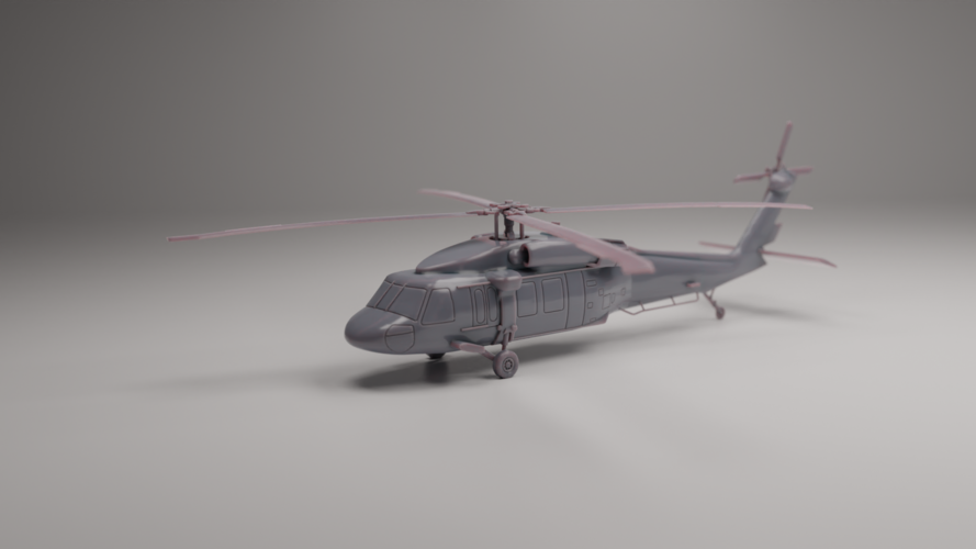 SIKORSKY UH-60 BLACK HAWK 3D Print 556507