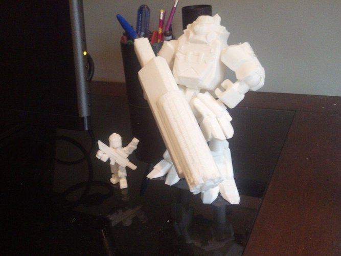 Titanfall Titan - Atlas Model V2 - scalable and poseable 3D Print 55651