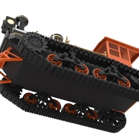 Vintage Monster tank Version 4 Scale 1:25 - Thumbnail 3