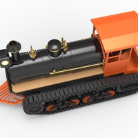 Vintage Monster tank Version 4 Scale 1:25 - Thumbnail 4