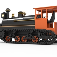 Vintage Monster tank Version 4 Scale 1:25 - Thumbnail 13