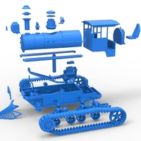 Vintage Monster tank Version 4 Scale 1:25 - Thumbnail 18