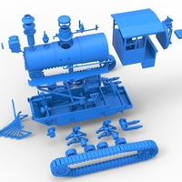 Vintage Monster tank Version 4 Scale 1:25 - Thumbnail 19