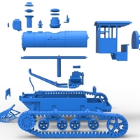 Vintage Monster tank Version 4 Scale 1:25 - Thumbnail 22