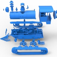 Vintage Monster tank Version 4 Scale 1:25 - Thumbnail 23