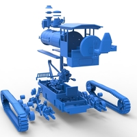 Vintage Monster tank Version 4 Scale 1:25 - Thumbnail 25