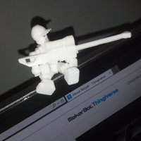 Desktop Sniper - Open Source Minifig - Based off of Ghost ver 3. - Thumbnail 4