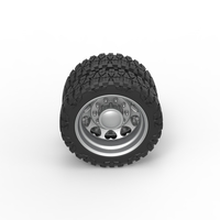 Rear semi wheel for pickup Version 25 Scale 1:25 - Thumbnail 6