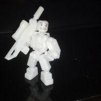 COD Ghosts Minifig - Open Source Minifig - Snaps Together "Strai - Thumbnail 2