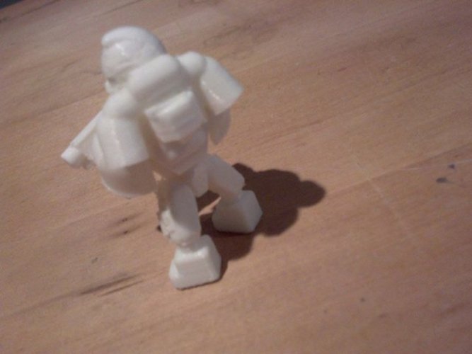 Space Marine - scalable and customisable - built off of Ghost 1. 3D Print 55680