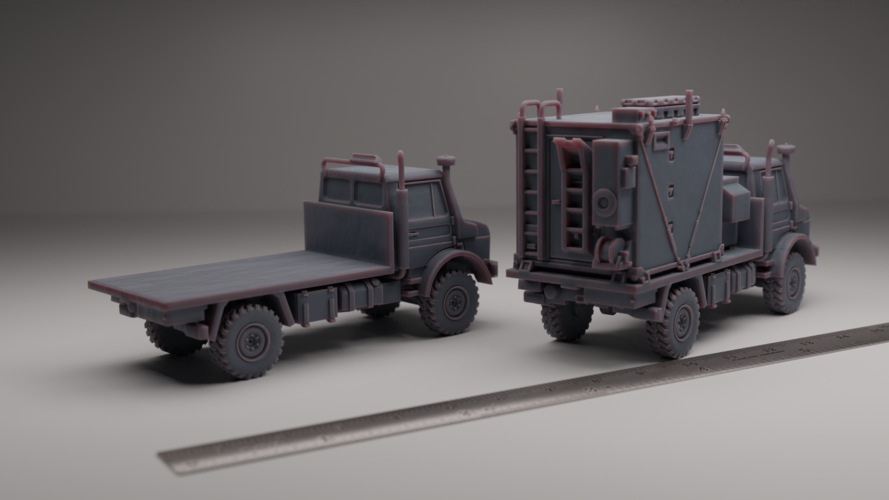 UNIMOG U4000 TRUCK  3D Print 556803