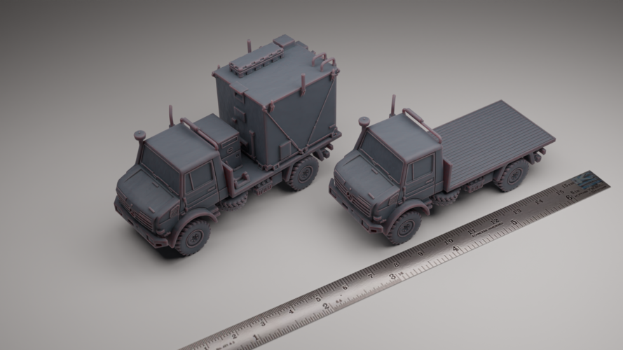 UNIMOG U4000 TRUCK  3D Print 556804