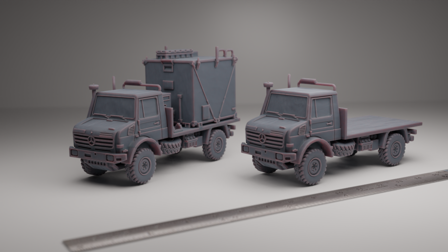 UNIMOG U4000 TRUCK  3D Print 556805