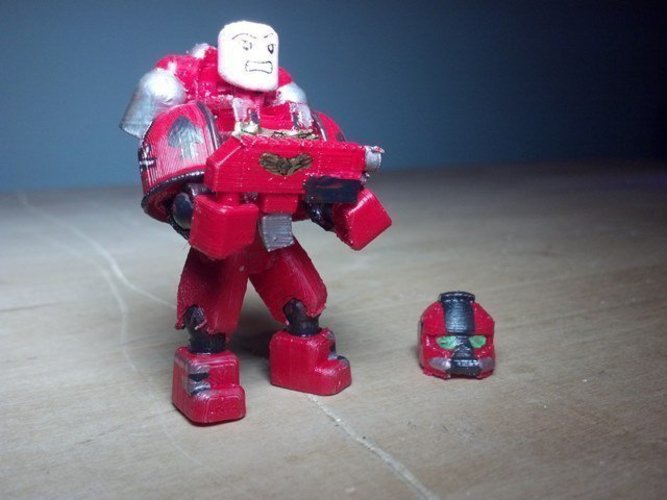 Space Marine - scalable and customisable - built off of Ghost 1. 3D Print 55682