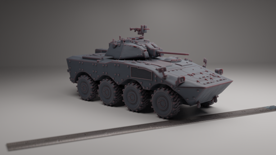 VBM (VEICOLO BLINDATO MEDIO) FRECCIA 8X8 IFV  3D Print 556833