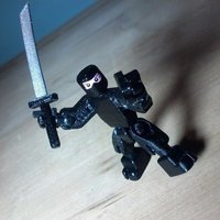 Small Lil Ninja - Open Source Minifig 3D Printing 55689