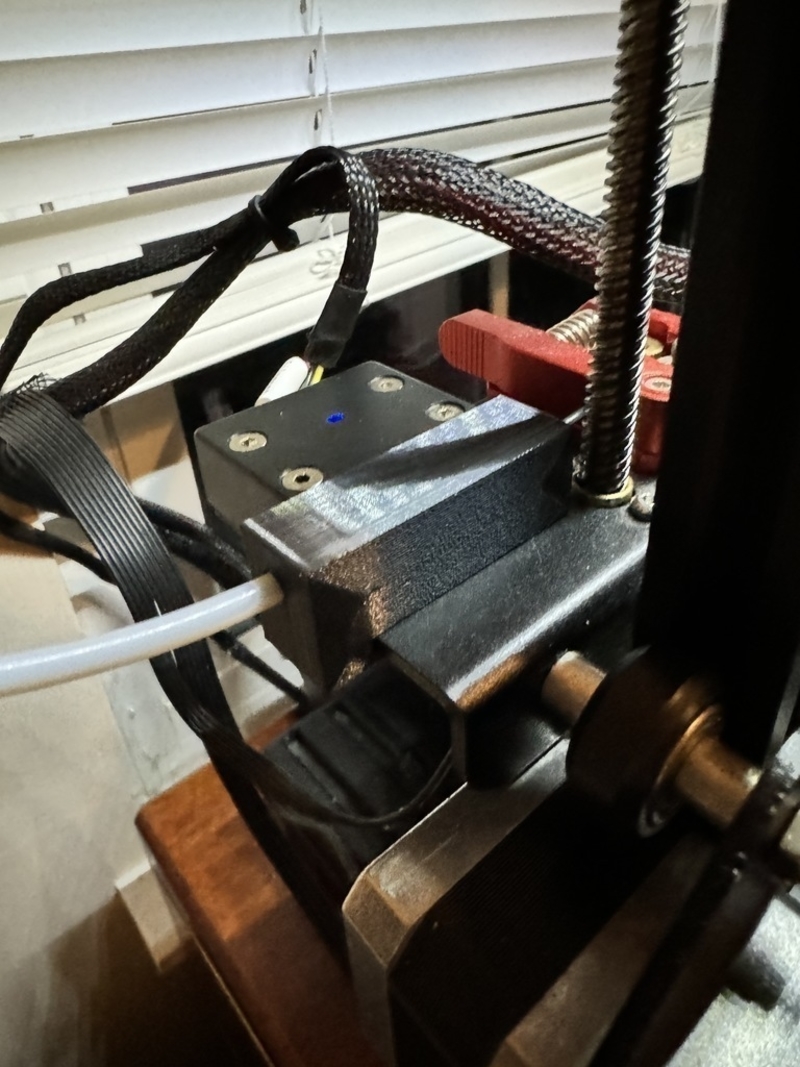 Ender 3 V2 Runout Sensor Filament Guide - Fully Printed